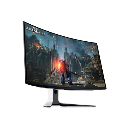 Dell | Curved Screen Gaming Monitor | AW3225QF | 31.6 " | OLED | 4K UHD | 16:9 | 240 Hz | 0.03 ms | 3840 x 2160 pixels | 1000 cd/m² | Power connector, Security-lock slot, Joystick, USB-A, USB-B, USB-C, HDMI, DispalyPort | HDMI ports quantity 2 | White / B