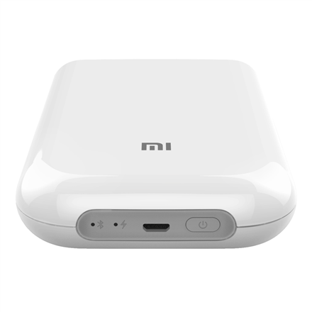 Xiaomi Mi Portable Photo Printer Colour, ZINK Zero-Ink, White