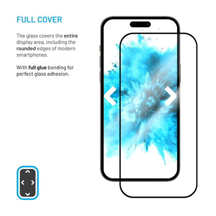 Fixed Screen protector | Samsung | Galaxy A17 4G/5G | Tempered glass | Black | Full-Cover 2.5D
