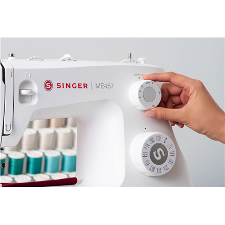 Singer Sewing Machine ME457 Number of stitches 33, Number of buttonholes 1, White