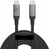 KABEL USB4 Thunderbolt 4 240W 40Gbps 120Hz PRZEWÓD USB C NYLON OPLOT 1,5M