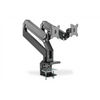Digitus Desk Mount | DA-90427 | Adjustable Height, Rotate, Tilt, Swivel | 15-35 " | Maximum weight (capacity) 2x15 kg | Black