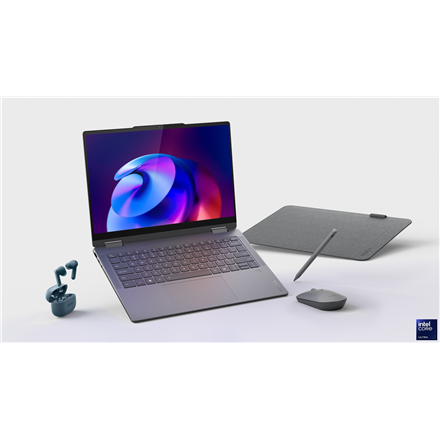Lenovo Yoga 7 2-in-1 14ILL10 14 2.8K WQXGA+ Touch ULT7-258V/32GB/1TB/Intel Arc 140V/WIN11 Home/ENG Backlit kbd/Luna Grey/2Y Warranty | Lenovo Yoga 7 2-in-1 14ILL10 | Luna Grey | 14 " | OLED | Touchscreen | WQXGA+ | 2880 x 1800 pixels | Glossy | Intel Core