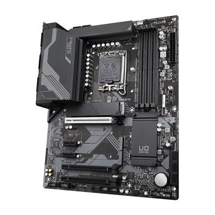 Gigabyte Z790 UD 1.0 M/B Processor family Intel Processor socket  LGA1700 DDR5 DIMM Memory slots 4 Supported hard disk drive interfaces 	SATA, M.2 Number of SATA connectors 6 Chipset Intel Z790 Express ATX