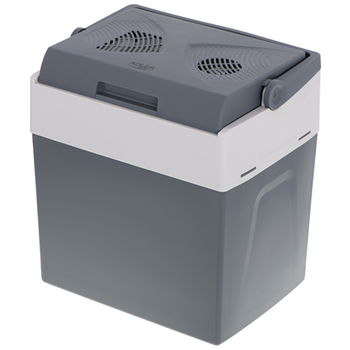 Adler Portable cooler AD 8078 Energy efficiency class F, Chest, Free standing, Height 43.5 cm, Total net capacity 28 L, Grey
