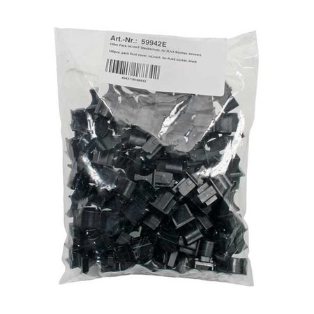 Staub-Schutzkappe LAN RJ45, schwarz/black/noir