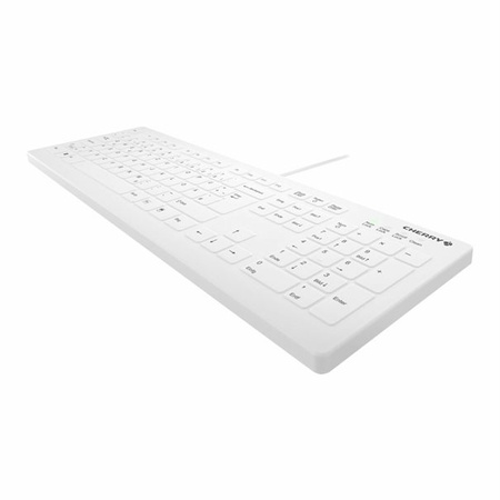 CHERRY Keyboard AK-C8112 Medical corded sealed [DE] white IP68 +++ kabelgebunden, vollversiegelt, IP68