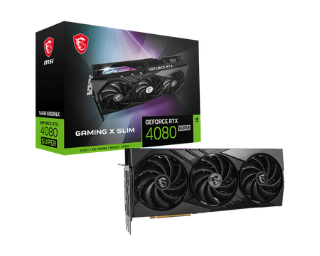 MSI | GeForce RTX 4080 SUPER 16G GAMING X SLIM | GeForce RTX 4080 SUPER GB | NVIDIA | GDDR6X | HDMI ports quantity 2 | PCI Express 4.0 | Memory clock speed 2610 MHz