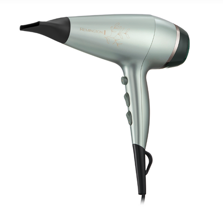 Remington Hair Dryer | AC5860 Botanicals | 2300 W | Number of temperature settings 3 | Ionic function | Diffuser nozzle | Silver