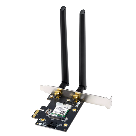 ASUS PCE-AXE5400 BT 5.2 LE Wireless LAN Adapter, 2.4GHz/5GHz/6GHz WLAN - PCIe x1