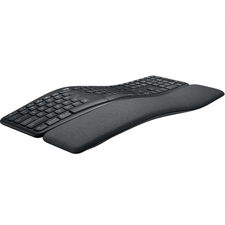 Logitech Keyboard K860 ERGO Split Ergonomic [DE] Grafit mit Handballenauflage