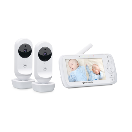Motorola Video Baby Monitor - Two camera pack VM35-2 5.0" White