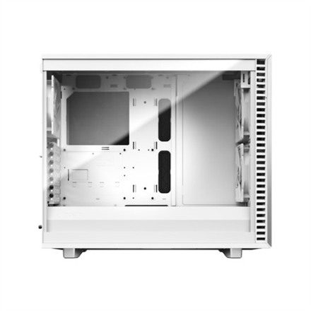 Fractal Design Define 7 White TG Mid Tower - tempered glass, silent, white