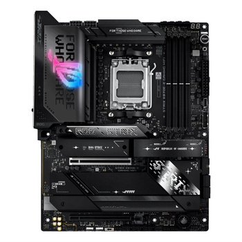 Asus ROG STRIX X870E-E GAMING WIFI | Processor family AMD | Processor socket AM5 | DDR5 | Supported hard disk drive interfaces SATA, M.2 | Number of SATA connectors 4