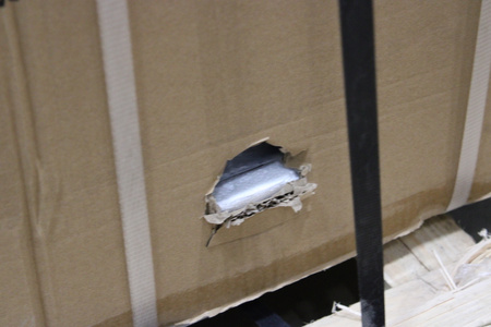 SALE OUT. Candy ECN2CQTEX186 Refrigerator, E, Freestanding, Combi, Height 185cm, Fridge net 235 L, Freezer net 120 L, Inox | Candy DAMAGED PACKAGING, DENT SIDE ON BOTTOM, DENT ON DOOR