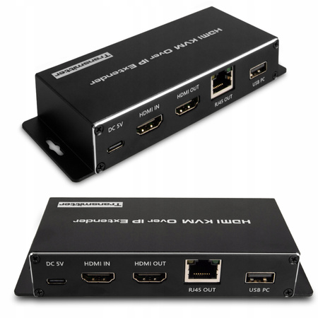 EXTENDER HDMI 2.0 LAN KVM 2xUSB RJ45 180M ETHERNET