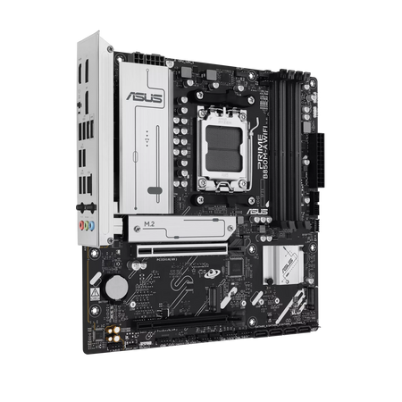 Asus PRIME B850M-A WIFI | Processor family AMD | Processor socket AM5 | DDR5 | Supported hard disk drive interfaces SATA, M.2 | Number of SATA connectors 4