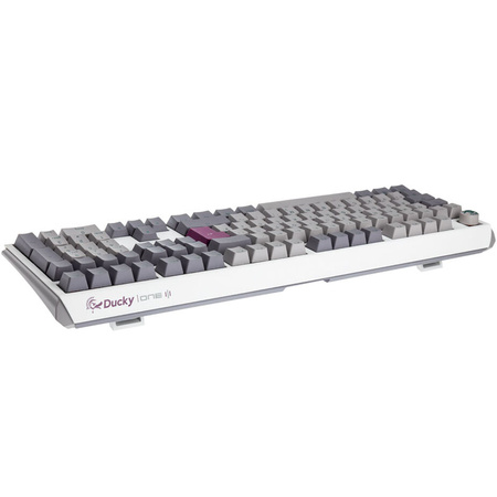 Ducky One 3 Mist Grey Gaming Tastatur, RGB LED - MX-Red