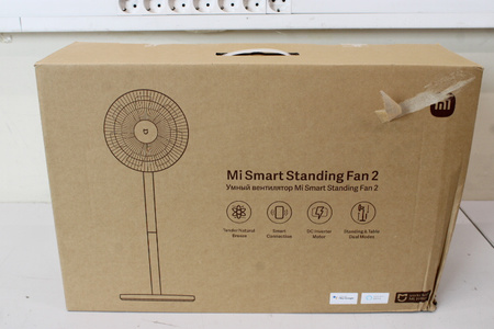 SALE OUT. Xiaomi Mi Smart Standing Fan 2 EU | Xiaomi Mi Smart Standing Fan | 2 | Stand Fan | DAMAGED PACKAGING | White | Oscillation | 15 W