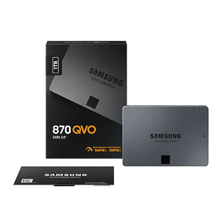 Samsung 870 QVO 2,5 Zoll SSD, SATA 6G - 1 TB