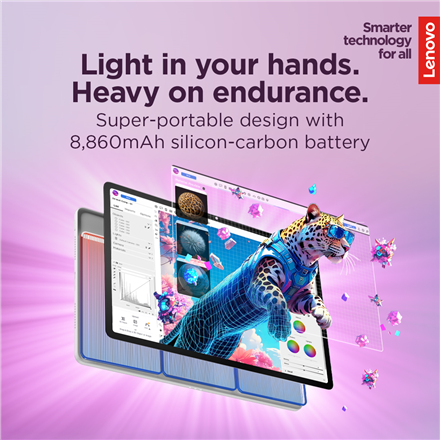 Lenovo Yoga Tab Wi-Fi (without power adapter) | ZAG60208SE | 11.1 " | Seashell | 3200 x 2000 pixels | Qualcomm | Snapdragon 8 Gen 3 Mobile Platform | 12 GB | Soldered LPDDR5x | 256 GB | Wi-Fi | Front camera | 13 MP | Rear camera | 13+2 MP | Bluetooth | 5.