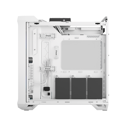 Fractal Design Torrent Compact RGB White TG clear tint Mid-Tower Power supply included No