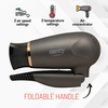 Camry Hair Dryer CR 2261 1400 W Number of temperature settings 2 Metallic Grey/Gold