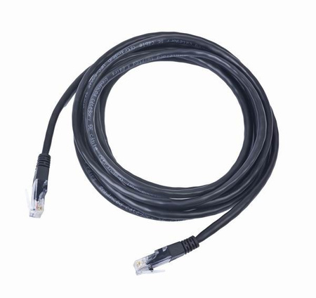 Kabel sieciowy UTP Gembird PP6U-0.25M/BK kat. 6, Patch cord RJ-45 (0,25 m)