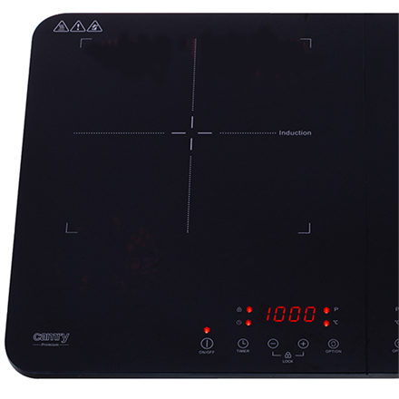 Camry Hob CR 6514 Number of burners/cooking zones 2 LCD Display Black Induction