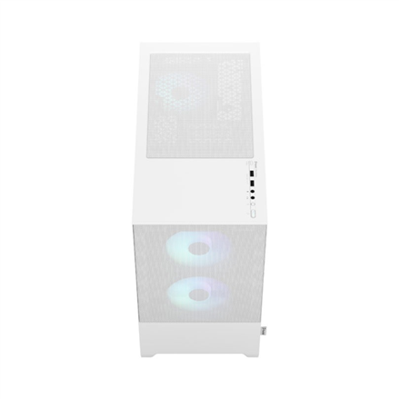 Fractal Design Pop Mini Air RGB Clear Tint Micro-ATX-Gehäuse, Tempered Glass - weiß