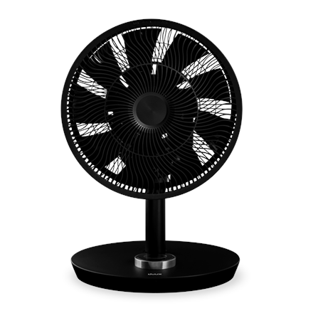 Duux Smart Fan Whisper Flex Smart Black with Battery Pack Stand Fan, Timer, Number of speeds 26, 2-22 W, Oscillation, Diameter 34 cm, Black