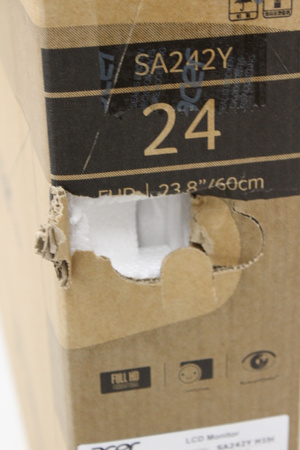 SALE OUT. Acer SA242YH1bi 24" IPS FHD,100Hz,4ms,1920x1080,250,HDMI,VGA,Black,2Y Warranty | Acer Warranty 24 month(s) | DAMAGED PACKAGING