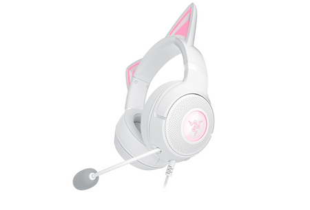 Razer Headset | Kraken Kitty V2 | Wired | Over-ear | Microphone | Noise canceling | White