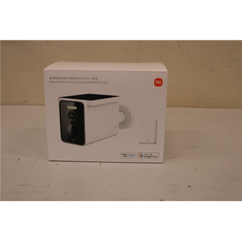 SALE OUT. Xiaomi Solar Outdoor Camera BW400 Pro Set | Xiaomi | Solar Camera | BW400 Pro Set | 24 month(s) | Bullet | 4 MP | F1.6 | IP66 | Micro SD, Max. 256 GB | UNPACKED, SCRATCHES ON TOP, MISSING CHARGER CABLE