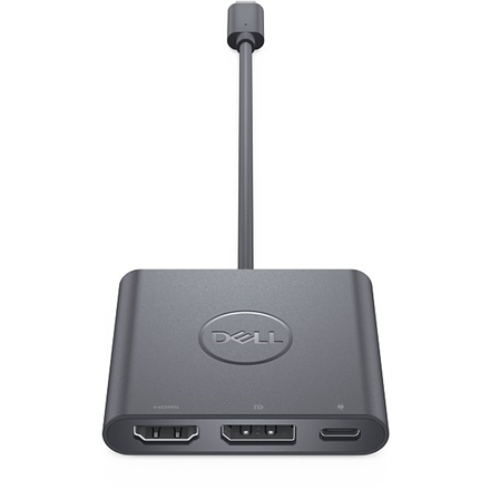 Dell Adapter USB-C to HDMI/DP with Power Pass-Through Black 0.18 m