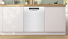 Bosch | Dishwasher | SMU4HAW01S | Built-in | Width 60 cm | Number of place settings 13 | Number of programs 6 | Energy efficiency class D | Display | AquaStop function | White