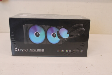 SALE OUT. Fractal Design Lumen S28 V2 RGB Water Cooling Unit | Fractal Design | Water Cooling Unit | Lumen S28 V2 RGB | DAMAGED PACKAGING | Intel, AMD | CPU Liquid Cooler