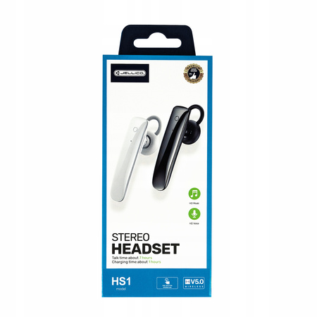 MAŁA SŁUCHAWKA BLUETOOTH 150H CZUWANIA ROZMOWY