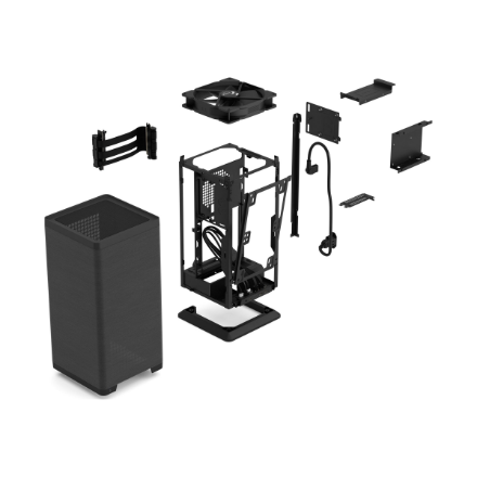 Fractal Design Mood Mini-ITX Gehäuse - schwarz