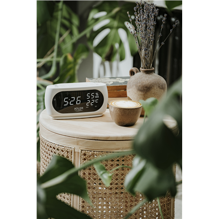 Adler LED clock with thermometer | AD 1186