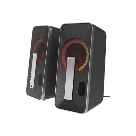 Genesis | Computer Speaker | Helium 100BT RGB | Bluetooth | Silver/Black | Ω | Gaming Speakers | Wireless connection