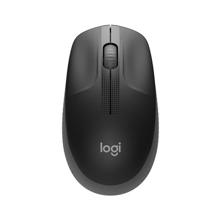 Logitech Mouse M190 Wireless FULL-SIZE black für mittelgroße bis große Hände