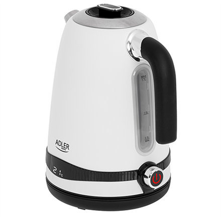 Adler Kettle AD 1295w	 Electric 2200 W 1.7 L Stainless steel 360° rotational base White