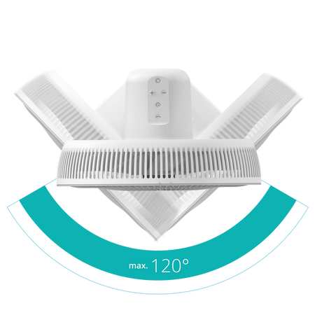 Duux Fan | Whisper Essence | Stand Fan | Grey | Diameter 33 cm | Number of speeds 7 | Oscillation | No