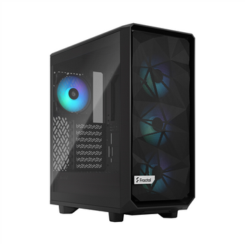 Fractal Design Meshify 2 Compact RGB Boczne okno Czarny TG Light Tint Mid-Tower Zasilacz w zestawie Nie