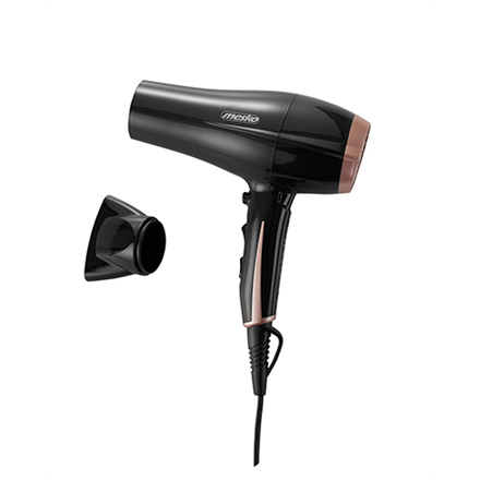 Mesko Hair Dryer MS 2249 2000 W Number of temperature settings 3 Black/Pink