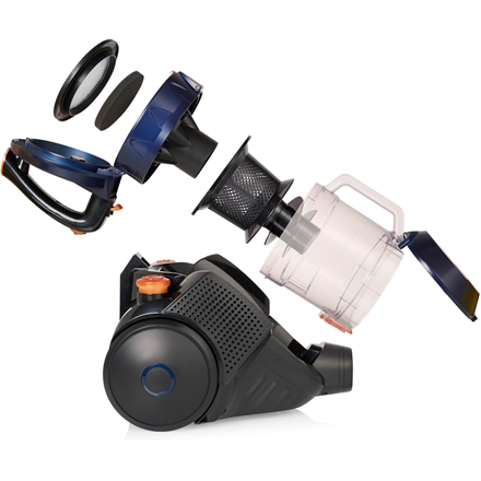 Tristar SZ-4135 Cyclone Vacuum Cleaner Bagless, Anthracite/Blue