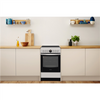 INDESIT Cooker IS5V8CHX/E Hob type Vitroceramic Oven type Electric Stainless steel Width 50 cm Grilling Electronic 57 L Depth 60 cm