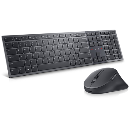 Dell Premier Collaboration Keyboard and Mouse KM900 Keyboard and Mouse Set Wireless Included Accessories USB-C to USB-C Charging cable LT USB-A Graphite Wireless connection