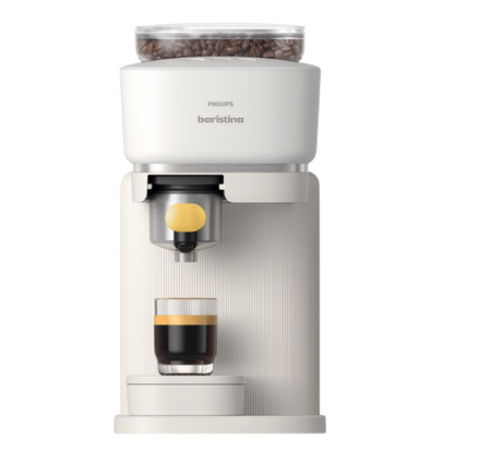 Philips Coffee maker | BAR300/03 Baristina | Pump pressure 16 bar | Semi-automatic | 122.8 W | White